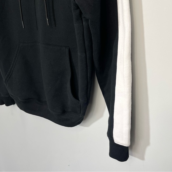 Alphalete Black Stripe Hoodie Pullover Hoodie Sweatshirt Athleisure Gym Men’s S - Picture 10 of 15